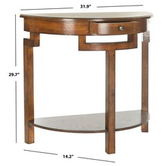 Filbert Brown 31.9'' Solid Wood Console Table Perfect Canvas for your Favorite Trinkets or Cherished Family Photos