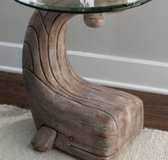 Whale Side Table Driftwood Create a Unique Look Side Table for Any Room