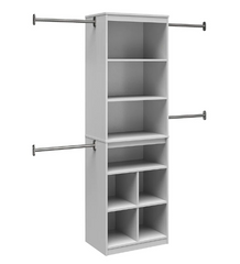 Systembuild Evolution Rochon Closet Storage System - Dove Grey