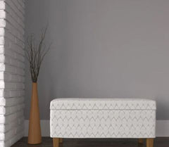 Large Textured Storage Bench Add Style and Storage to Any Room in your Home with Our Classic Large Storage Bench