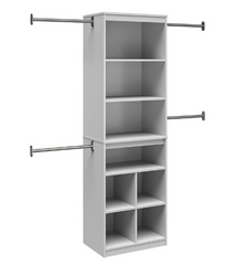 Systembuild Evolution Rochon Closet Storage System - Dove Grey