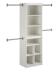 Systembuild Evolution Rochon Closet Storage System - Dove Grey