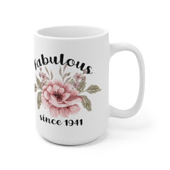 80th Birthday Ideas, 80 Year Old Woman, 80 Year Old Gifts for Women, 80th Birthday Gifts for Her, Fabulous Since 1941 Mug, 80 Yr Old Women