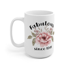 80th Birthday Ideas, 80 Year Old Woman, 80 Year Old Gifts for Women, 80th Birthday Gifts for Her, Fabulous Since 1941 Mug, 80 Yr Old Women