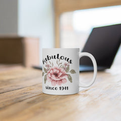 80th Birthday Ideas, 80 Year Old Woman, 80 Year Old Gifts for Women, 80th Birthday Gifts for Her, Fabulous Since 1941 Mug, 80 Yr Old Women