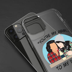 You're the Abbi to my Ilana - You're the Ilana to my Abbi - Broad City TV Show - Best Friends - Color Accent Phone case - Clear case