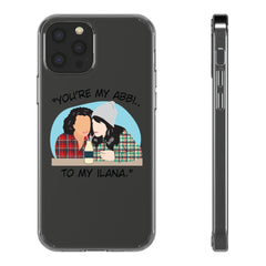 You're the Abbi to my Ilana - You're the Ilana to my Abbi - Broad City TV Show - Best Friends - Color Accent Phone case - Clear case