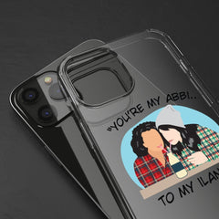 You're the Abbi to my Ilana - You're the Ilana to my Abbi - Broad City TV Show - Best Friends - Color Accent Phone case - Clear case