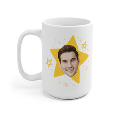 The Office Tv Show, The Office Tv Show Gifts, Office Star Mug, The Office Face Mug, The Office Mug, The Office Star Face,  Ceramic Mug