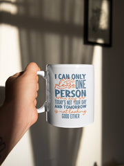 I can only please Quote Geometric Mug Cup White Ceramic Mug