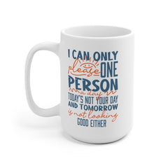 I can only please Quote Geometric Mug Cup White Ceramic Mug