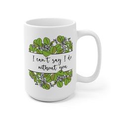 Personalised Will you be my Bridesmaid Mug with Greenery Eucalyptus Botanical Detail - Tea Mug - Coffee Mug - Bridesmaid Proposal Mug