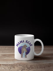 Mama Bear mug, Mama Bear, Mammy mug, Gift for Mum, Baby shower gift, Baby Shower, Baby shower gifts, Mothers day White Ceramic Mug