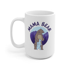 Mama Bear mug, Mama Bear, Mammy mug, Gift for Mum, Baby shower gift, Baby Shower, Baby shower gifts, Mothers day White Ceramic Mug