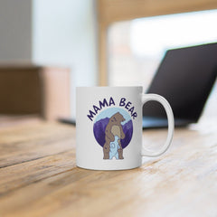 Mama Bear mug, Mama Bear, Mammy mug, Gift for Mum, Baby shower gift, Baby Shower, Baby shower gifts, Mothers day White Ceramic Mug