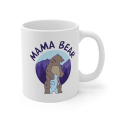 Mama Bear mug, Mama Bear, Mammy mug, Gift for Mum, Baby shower gift, Baby Shower, Baby shower gifts, Mothers day White Ceramic Mug