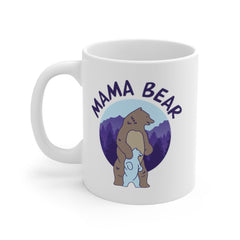 Mama Bear mug, Mama Bear, Mammy mug, Gift for Mum, Baby shower gift, Baby Shower, Baby shower gifts, Mothers day White Ceramic Mug