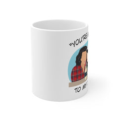 You're the Abbi to my Ilana - You're the Ilana to my Abbi - Broad City TV Show - Best Friends - Color Accent  Mug 11oz