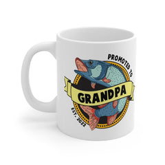 Promoted to Grandpa Coffee Mug New Grandpa Gift Pregnancy Reveal Mug Baby Announcement Gift New Grandfather Gift Grandpa Mug 11oz