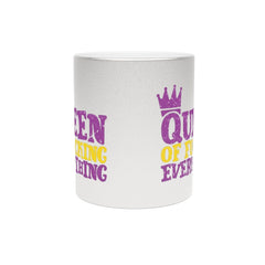 Queen of Fucking Everything - Metallic Mug (Silver / Gold)