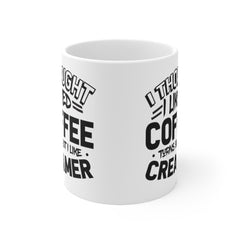 Funny Coffee Mugs for Women - Coffee Mugs with Sayings - Turns Out I Like Creamer - Dishwasher and Microwave Safe Mug 11oz