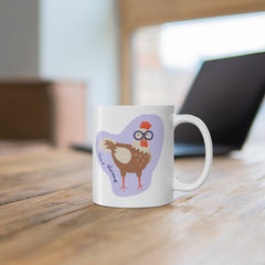 Personalized Mug - Crazy Chicken Lady Coffee Mug - Birthday Gift for Mom - Ceramic Coffee Cup - Smooth Printed Design Mug 11oz