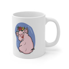 Cute Pig Gift for Women - Birthday Gift Idea for Her - Pig Lover Gifts - Can Be Personalized Mug 11oz