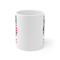 Patriot Not a Sheep Tumbler  - FLAWED See Second Photo- Smooth Printed Wraparound Design Mug 11oz