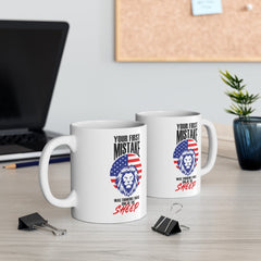 Patriot Not a Sheep Tumbler  - FLAWED See Second Photo- Smooth Printed Wraparound Design Mug 11oz