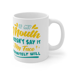 It's Fine  Gift for Her - Funny Gifts for Friend - FLAWED - Smooth Printed Design on Both Sides Mug 11oz