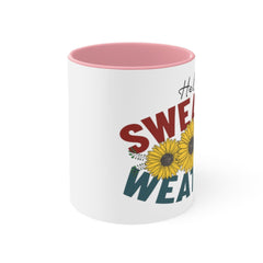 Hello Sweater Weather Coffee Mug - Autumn Cups - Fall Lover Gifts For Women - Smooth Printed Design On Both Sides - Dishwasher Safe