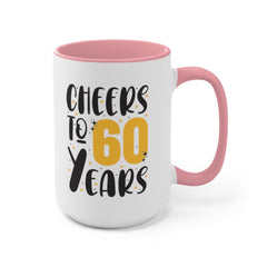 Cheers to 60 years wine tumbler 60th birthday gifts for friend - smooth printed design