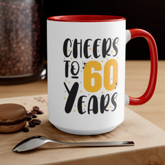 Cheers to 60 years wine tumbler 60th birthday gifts for friend - smooth printed design