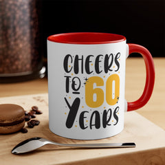 Cheers to 60 years wine tumbler 60th birthday gifts for friend - smooth printed design