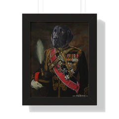 Customized Royalty Pet Framed Vertical Poster ( Send your Photo)