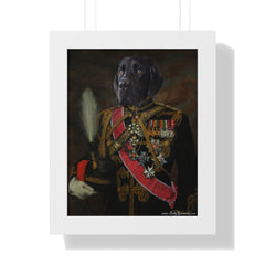 Customized Royalty Pet Framed Vertical Poster ( Send your Photo)