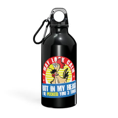 Oregon Sport Bottle Funny Sayings - Coworker Gift - I May Look Calm - Smooth Printed Design - Dishwasher Safe