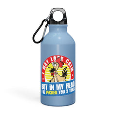 Oregon Sport Bottle Funny Sayings - Coworker Gift - I May Look Calm - Smooth Printed Design - Dishwasher Safe