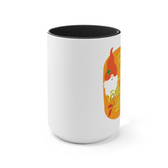 Fall Gnome Accent Mug with Straw - Autumn Travel Cup - Fall Gifts for Her - Smooth Printed Design on Both Sides