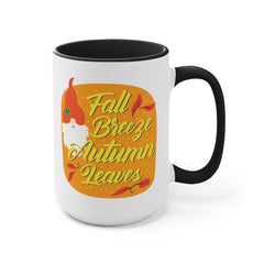 Fall Gnome Accent Mug with Straw - Autumn Travel Cup - Fall Gifts for Her - Smooth Printed Design on Both Sides