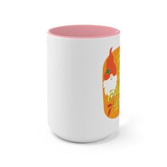 Fall Gnome Accent Mug with Straw - Autumn Travel Cup - Fall Gifts for Her - Smooth Printed Design on Both Sides