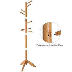 Coat Rack Freestanding Coat Rack Adjustable Rack  Give You Plenty of Space to Hang your Favorite Coat and Hat