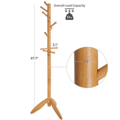 Coat Rack Freestanding Coat Rack Adjustable Rack  Give You Plenty of Space to Hang your Favorite Coat and Hat