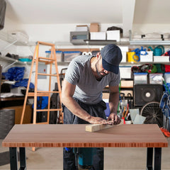 48"×24" Adjustable Height Mobile Workbench with Caster