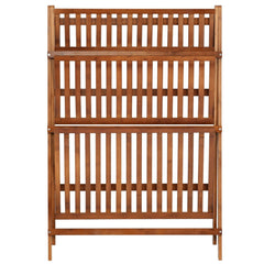 3-tier Folding Bamboo Flower Shelf