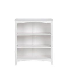 White Standard Bookcase Space-Efficient While Providing you with the Storage that you Need Multi-Step Bookcase