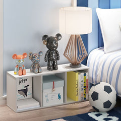 White Cube Bookcase Organize your Favorite Leather-Bound Tomes or Give your Little One a Place to Create a Mini Library