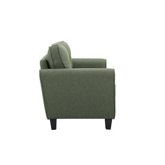 Rolled Arm Loveseat and Square Legs for Entryway, Living Room, Bedroom Perfect for any Space