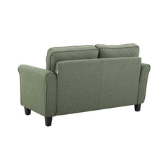 Rolled Arm Loveseat and Square Legs for Entryway, Living Room, Bedroom Perfect for any Space