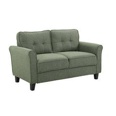 Rolled Arm Loveseat and Square Legs for Entryway, Living Room, Bedroom Perfect for any Space